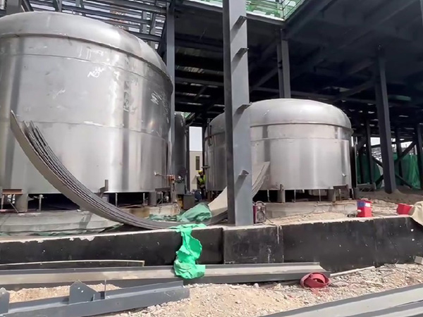 雙相鋼容器現(xiàn)場安裝